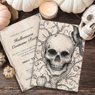 Spooky Forest Halloween Einladung