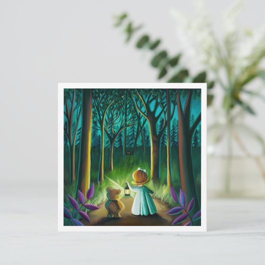 Spooky Forest - Mini Print (Stehend Vorderseite)