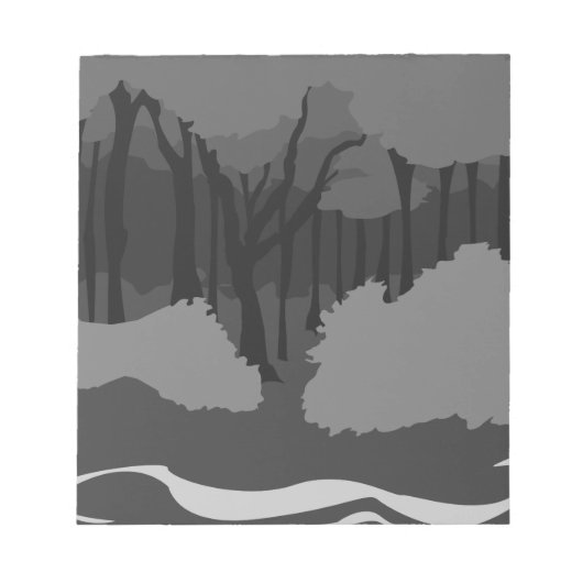 Spooky Forest Notizblock (Vorderseite)