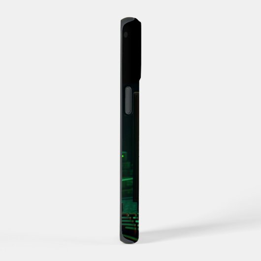 Spooky Fox Robot iPhone 15 Hülle (Rechte Seite)