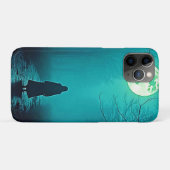 Spooky Full Moon Night Design Case-Mate iPhone Hülle (Rückseite (Horizontal))
