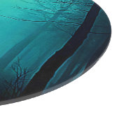 Spooky Full Moon Night Design Schneidebrett (Ecke)