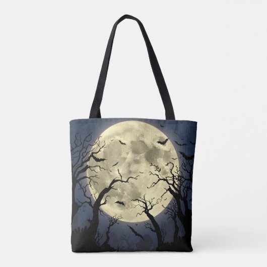 Spooky Full Moon Tasche (Rückseite)