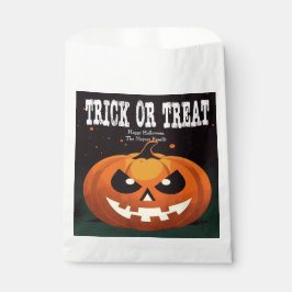 Spooky Fun Evil Pumpkin Trick oder Trete Geschenktütchen
