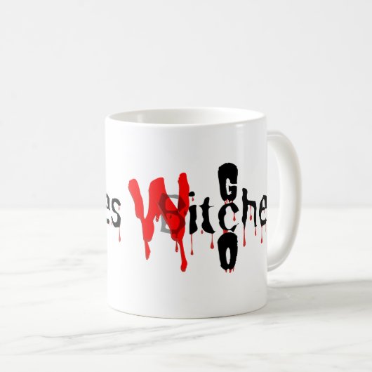 Spooky Fun: 'Go Hexen' Halloween 🧙 ‍ 🎃 Kaffeetasse (VorderseiteRechts)