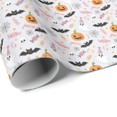Spooky Fun Halloween Costume Party Geschenkpapier (Rolleneckpunkt)