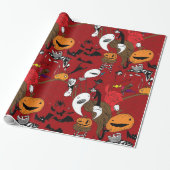 Spooky Fun Halloween Geschenkpapier (Ungerollt)