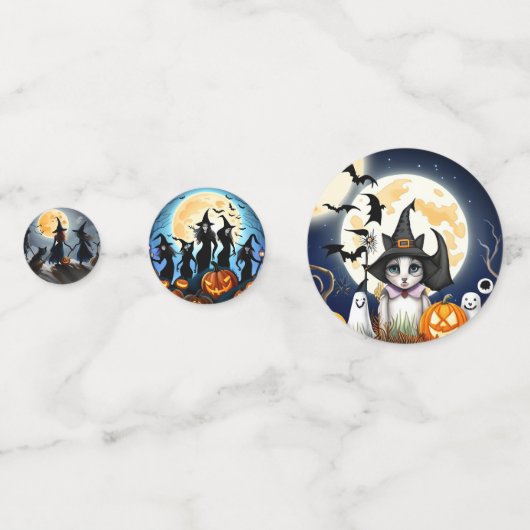 Spooky Fun Halloween Konfetti (Vorderseiten)