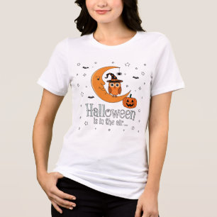 Spooky Fun: Halloween Magic filmt die Luft Tri-Blend Shirt