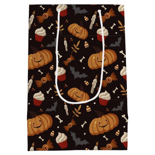 Spooky Fun Halloween Mittlere Geschenktüte (Rückseite)