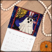 Spooky Fun Halloween Monatliche Inspirivität Jahr Kalender