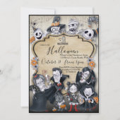 Spooky Fun Halloween-Party Einladung (Vorderseite)