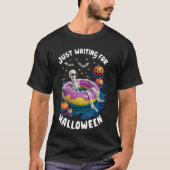 Spooky Fun Halloween Skelett gerade Gewartet für H T-Shirt (Vorderseite)