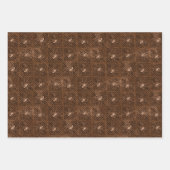 Spooky Fun Halloween Skulls Spinnen und Streifen Geschenkpapier Set (Vorderseite 3)