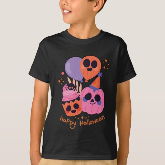 Spooky Fun Halloween T - Shirt 🎃 (Vorderseite)