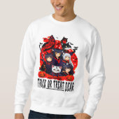 Spooky Fun mit Neko Shogun Cats Sweatshirt (Vorderseite)