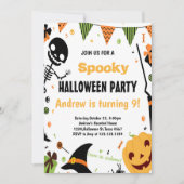 Spooky Fun Party Card für Kinder oder Erwachsene Einladung (Vorderseite)