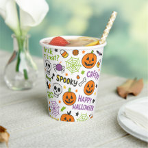 Spooky & Fun Pumpkin - farbenfrohe Halloween-Muste