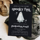 Spooky Fun Retro Ghost Halloween Invitation Einladung