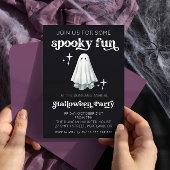 Spooky Fun Retro Ghost Halloween Invitation Einladung
