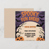 Spooky Fun vor dem Halloween-Party (Vorne/Hinten)