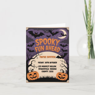 Spooky Fun vor dem Halloween-Party Einladung