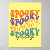 Spooky - Funny Halloween Poster (Vorne)