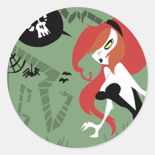 Spooky Gal Stickers (Vorderseite)