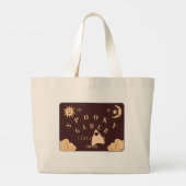 Spooky Gamer Fun Boardgame Slogan Jumbo Stoffbeutel (Rückseite)