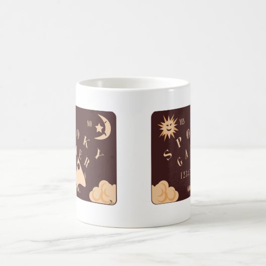 Spooky Gamer Fun Boardgame Slogan Kaffeetasse (Mittel)