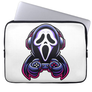Spooky Gaming – Halloween-Gamer-Geist-Controller D Laptopschutzhülle
