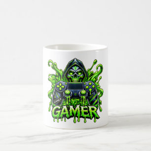 Spooky Gaming – Halloween-Gamer-Geist-Controller Kaffeetasse