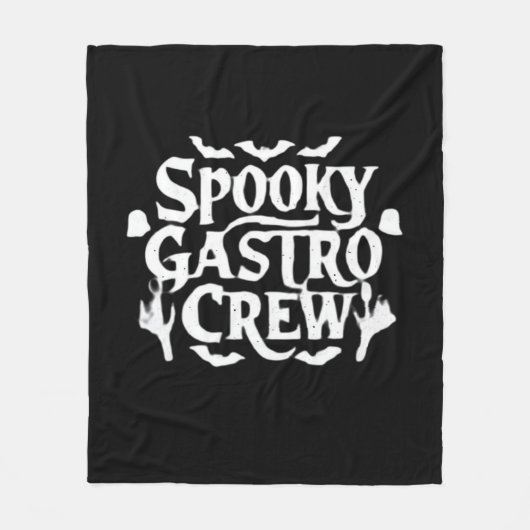 Spooky Gastro Crew Gastro Nurse Halloween Classic Fleecedecke (Vorderseite)