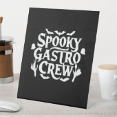 Spooky Gastro Crew Gastro Nurse Halloween Classic Sockelschild (In Situ)