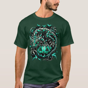 Spooky Gecko Hexe niedliche Halloween Reptildesign T-Shirt