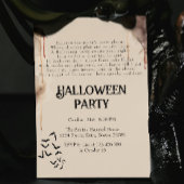 Spooky Gedicht Creepy Halloween-Party Einladung
