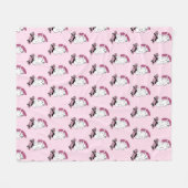 "Spooky"-Geist auf einem Skateboard Bleibe - Cool  Fleecedecke (Vorderseite (Horizontal))