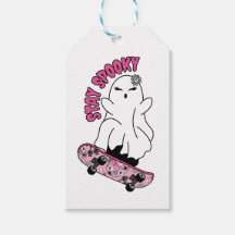 "Spooky"-Geist auf einem Skateboard Bleibe - Cool 