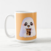 Spooky Geist mit Icchaffee Kaffeetasse (Links)