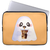 Spooky Geist mit Icchaffee Laptopschutzhülle (Vorderseite)