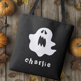 Spooky Geist und Name Halloween Tasche
