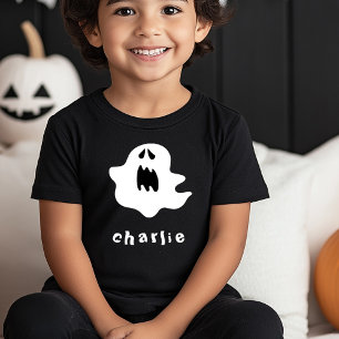 Spooky Geist und nennen Kinder Halloween Kleinkind T-shirt