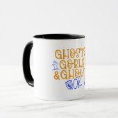 Spooky Geister Goblins Ghouls lustige halloween Tasse (Vorderseite Links)