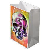 Spooky Geschenk. Mittlere Geschenktüte (Rückseite Schrägansicht)