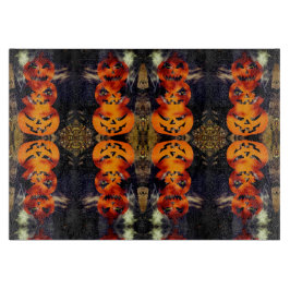 Spooky gestapelte Jack-O-Lanterns Cutting Board Schneidebrett