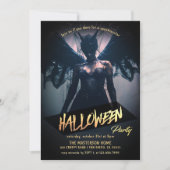 Spooky Ghost Adult Halloween-Party Einladung (Vorderseite)