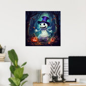 Spooky Ghost Art Poster (Heimbüro)