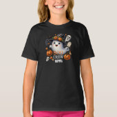 Spooky Ghost Boo Crew Halloween T-Shirt (Vorderseite)