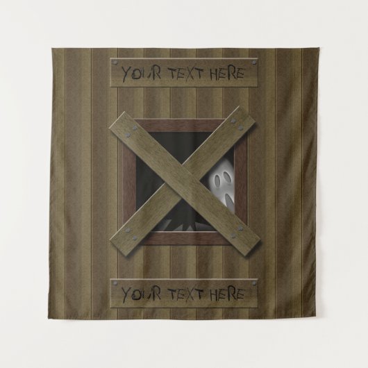 Spooky Ghost Boo Halloween Backdrop Props Wandteppich (Vorderseite)