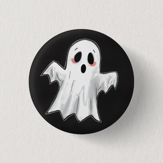 Spooky Ghost Button (Vorderseite)